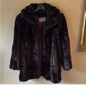 VTG Jordache Rich Chocolate Teddy Jacket